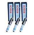 3 Stück Bosch Zündkerzen Platinum Iridium EVO für Seat Cupra Audi Skoda VW