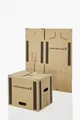 Umzugskarton Cargo Box Plus S (10 Stück) | 400x320x320mm | Zweiwellig | Braun