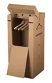 5x Kleiderbox Kleideraufbewahrung Kleiderkarton Kartonschrank Umzugskarton