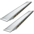 TRUTZHOLM 2 x Schwerlastrampen 265 cm 3300kg/Paar Alu 35 cm Breite geriffelt Rampen Verladerampen