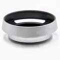 vhbw Metall Gegenlichtblende Streulichtblende Sonnenblende Silber kompatibel mit Kamera, Objektiv Panasonic Lumix G X Vario PZ 14-42mm F3.5-5.6 ASPH Ersatz für LH-37EP.