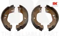 NK 2725570 Bremsbackensatz 4 Bremsbacken Trommelbremse für Ford