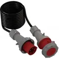 CEE Verlängerungskabel Kabel 5m 63A IP67 Starkstromkabel 5x10mm2 - Schwarz