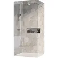 Duschabtrennung Bernstein Walk-in Ex101 8mm Nano Echtglas Klarglas 80cm
