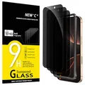 NEW'C 3 Stück, Sichtschutz für iPhone 17 Pro Max, iPhone 16 Pro Max für Panzerglas (6,9 Zoll), Blickschutzfolie Privacy screen mit Anti Spy-Verbesserter - Einfaches Installationswerkzeug enthalten