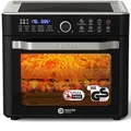 BALTER Heißluftfritteuse Heissluft Friteuse Mini Backofen 22L, HL-2200BL BWARE