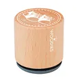 Woodies COLOP Holz-Stempel - Baby Schuhe - Abdruckgröße 30 mm