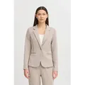Ichi Kurzblazer IHKATE JACQUARD BL4 moderner Blazer beige M