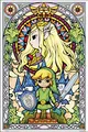 Nintendo Die Legende von Zelda 'Glasmalerei' Maxi Poster,61 x 91.5 cm