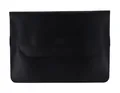 BUCKLE & SEAM Terra Leather Laptop Sleeve S Laptop Sleeve Black schwarz Neu