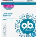o.b. Tampons ProComfort, Mini, sanftes Einführen, aus Viskose, 64 Stück