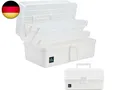 Creahaus 33cm 3-Regal Mehrzweck-Aufbewahrungsbox, Sortierbox, Organizer Box,