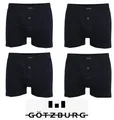 Götzburg - Boxer Short- mit knöpfbarem Eingriff-4er Pack-schwarz-Größe XL/7