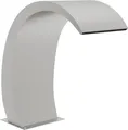vidaXL Pool-Wasserfall 22x60x70 cm Edelstahl 304