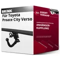 Anhängerkupplung abnehmbar für Toyota Proace City Verso 10.2019-jetzt neu top