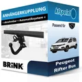 BRINK Anhängekupplung abnehmbar passend für Peugeot Rifter Bus 08.2018-jetzt neu