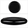 Relaxdays Balancekissen Kunststoff Schwarz mit Luftpumpe 33 cm 1 kg