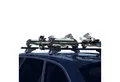 OMAC Dachträger Menabo Skiträger Snowboardträger Universal Abschließbar Schwarz 2x, Anti-Diebstahl-Schloss,Abnehmbar,Wasserdicht