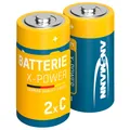 ANSMANN Batterien X-POWER Alkali-Mangan Baby C 1,5 V, 2 St.