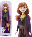 Frozen Puppe - Anna im schwarzen und orangen Kleid Hlw46