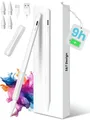 S&T Design Eingabestift Stift für iPad USB-C (2018-2026) Schnellladen für Apple iPads (2018-2026), 1-St., mit 4x iPad Stift Spitzen + Silikon Halterung) Tabletstift Stylus Pencil 2. Gen Pen USB-C Schnellladen Palm Rejection