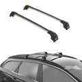 TURTLE kompatibel mit Opel Zafira B 2005-2011 Air2 Dachträger | GRAU