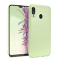 Für Samsung Galaxy A20e Hülle Case Silikon Cover Schutz Tasche Slim Matt Grün