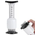 Fleisch Fleischklopfer Soßenspritze Fleisch Marinade Tenderizer Nadel Injekto...