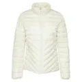 s.Oliver Damen Steppjacke Creme Leicht Packbar Outdoor Slim Fit - Weiß - 36