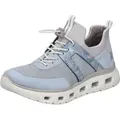 Rieker Sneaker Sneaker Kunstleder - Hellblau - 36