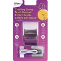 AVERY Zweckform Textilstempel selbstfärbend schwarz ohne Logo, 1 St.