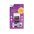 AVERY Zweckform CSTAMP.EU Textilstempel waschmaschinenfest (Namensstempel Kinder personalisierbar, mit Tastatur, Pinzette und Textilfarbe, Kleiderstempel 3 Zeilen;je 15 Zeichen, Schule, Kindergarten)