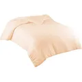livessa Bettbezug Bettbezug Baumwolle Jersey Bettwäsche Allergiker Reißverschluss, (1 St), 100% Baumwolle Single-Jersey 140 g/m2 weich & atmungsaktiv beige|braun 200 cm x 220 cm