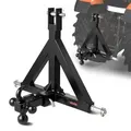 VEVOR 3-Punkt-Anhängerkupplung, 5,08 cm Empfänger, Dreipunktaufnahme mit 3 Anhängerkugeln, Traktor-Deichseladapter, kompatibel mit Kubota, Mahindra