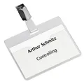 DURABLE Namensschilder mit Clip 9,0 x 6,0 cm, 25 St.