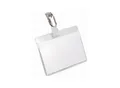 DURABLE Namensschilder mit Clip-Befestigung, HxB 60 x 90 mm, Tasche offen, VE 50 Stk
