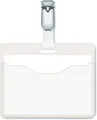 DURABLE Namensschild oben offen mit Clip transparent 25 Schilder