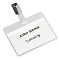 DURABLE Namensschilder mit Clip 9,0 x 6,0 cm, 25 St.