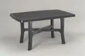 ipae progarden Fabay tavolo rodano Grigio Antracite rettangolare 138x88x72 h cm