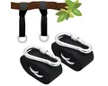 AMANKA Deckenhalter Schaukel Befestigung 2 Gurte 300x5 cm bis 300kg, Baum Aufhängung mit Karabiner