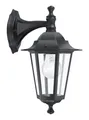 Laternen Wandaußenleuchte in schwarz E27 Lampe Wand Hauswandleuchte Außenleuchte