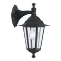 Schwarz Durchsichtig Klassisch Wandleuchte Leuchter Außenlampe Garten