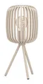 EGLO Romazzina Tischlampe Tischleuchte Metall Sandfarben 20 x 43 cm 1-flammig