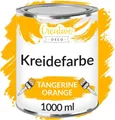 Creative Deco Möbelfarbe Kreidefarbe 1000 ml Mandarin Orange Möbel-Renovierung