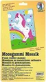 Ursus 8770022F - Moosgummi Mosaik, Einhorn, 384 Moosgummi Sticker in 6 verschiedenene Farben, ca. 23 x 16 cm, ideal für kreative Baselarbeiten