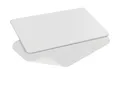 WENKO Badmatte SIMI 60x39 cm weiß – rutschfester Duschvorleger, rechteckig