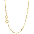 HOPLO Goldkette Goldkette Singapurkette Halskette Breite 1,6 mm 45 cm 333-8 Karat Gold, Made in Germany goldfarben 45 cm Damengröße
