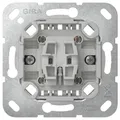GIRA Kreuzschalter Einsatz 10 AX 250 V~ | 310700 | schwimmende Schaltwippe | LED‑ready | Spannungsprüfung von vorn | Schnellbefestigung | Thermoplastsockel | Profi Elektroinstallation