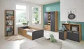 Kinderzimmer Komplettset 4-teilig – Bodenbett, Kleiderschrank, Standregal, Regal