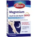 Abtei Magnesium Stark für die Nacht, 30 Tabletten, Magnesiukomplex, Calcium + D3 + B2 + B3, hochdosiert, 400 mg